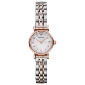 Emporio Armani Women’s Quartz Stainless Steel Mother of pearl Dial 22mm Watch AR1689 01