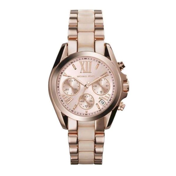 Michael Kors Women’s Quartz Stainless Steel Rose Gold Dial 36mm Watch MK6066 01