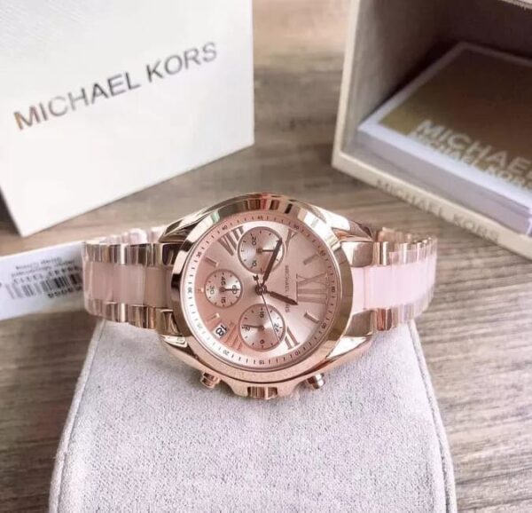 Michael Kors Women’s Quartz Stainless Steel Rose Gold Dial 36mm Watch MK6066 02