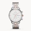 Emporio Armani Men’s Chronograph Quartz Stainless Steel White Dial 43mm Watch AR0399 01