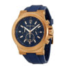 Michael Kors Men’s Chronograph Silicone Strap Blue Dial 49mm Watch MK8295 01