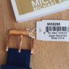 Michael Kors Men’s Chronograph Silicone Strap Blue Dial 49mm Watch MK8295 04
